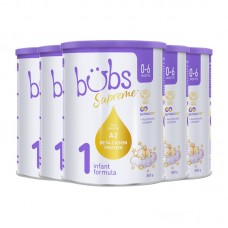 【12月大促】【新西兰直邮包邮】Bubs 贝臻A2 β-酪蛋白牛奶粉1段 800克x6罐/箱（0-6个月）【收件人身份证必须上传】【新疆、西藏、内蒙古、青海、宁夏、海南、甘肃，需加收运费】